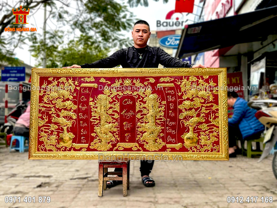 Đồng Hoàng Gia là địa chỉ chế tác tấm cửu huyền thất tổ mạ vàng uy tín